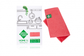 Green Fiber HOME S1, Файбер для мытья посуды, коралловый